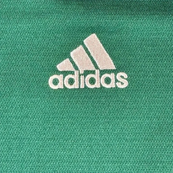 Adidas Beaver Dam Baseball Green 1/4 Zip Pullover Long Sleeve Shirt Adult S - Picture 4 of 10